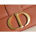 Montaigne New Montaigne palm print chain bag palm print deep bronze